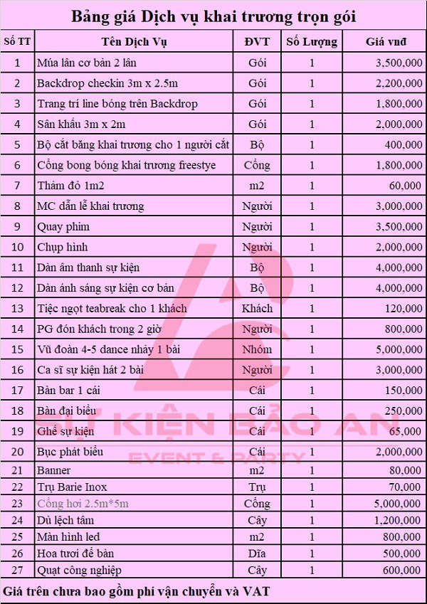 Dịch vụ múa lân khai trương giá rẻ 