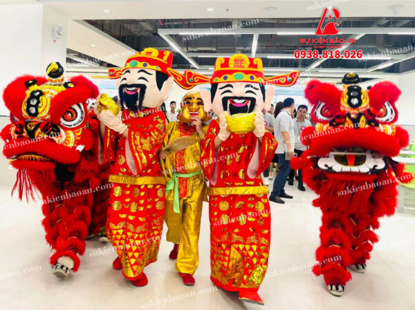 thuê múa lân khjai trương