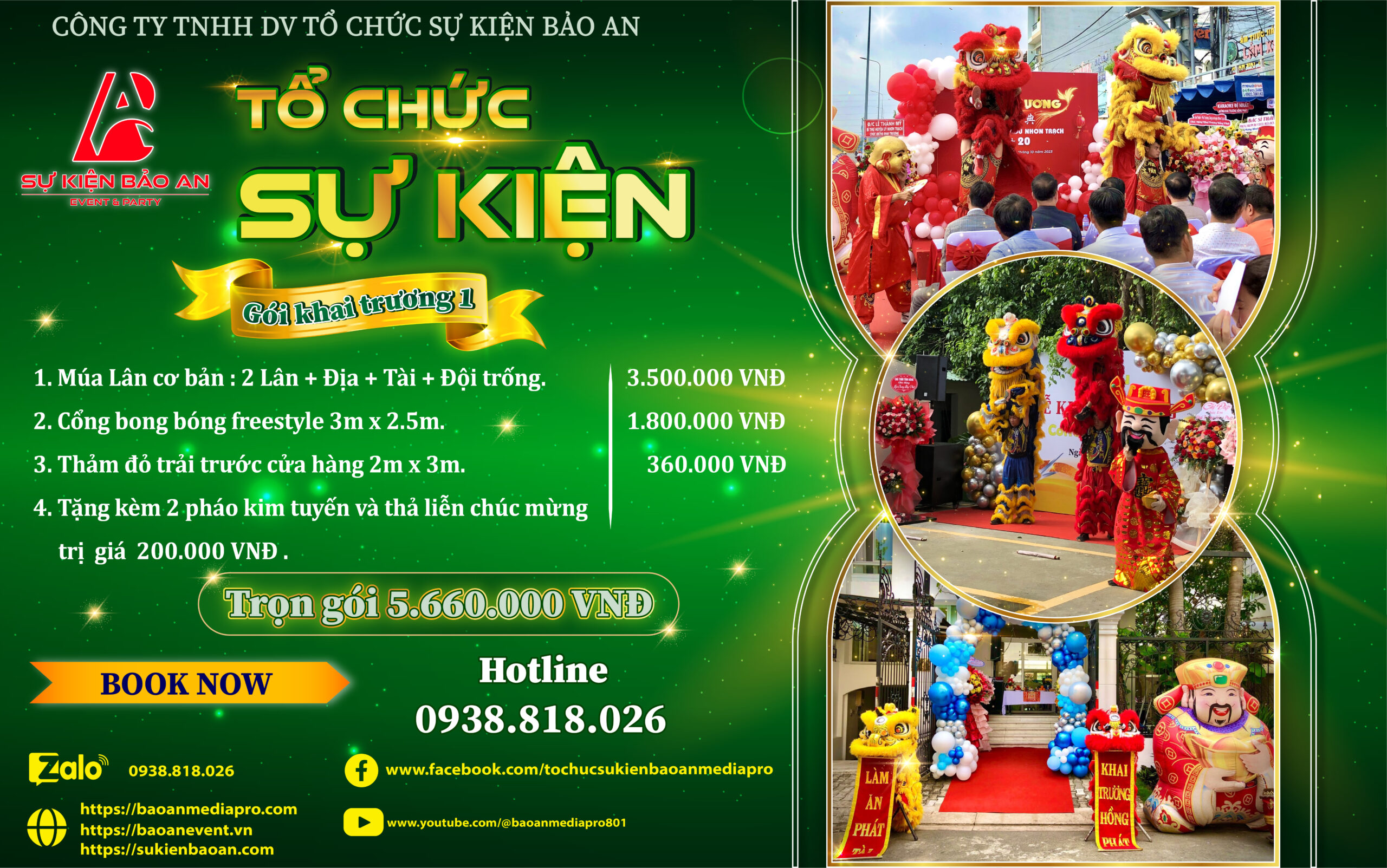 Dịch vụ khai trương Huyện Bình Chánh