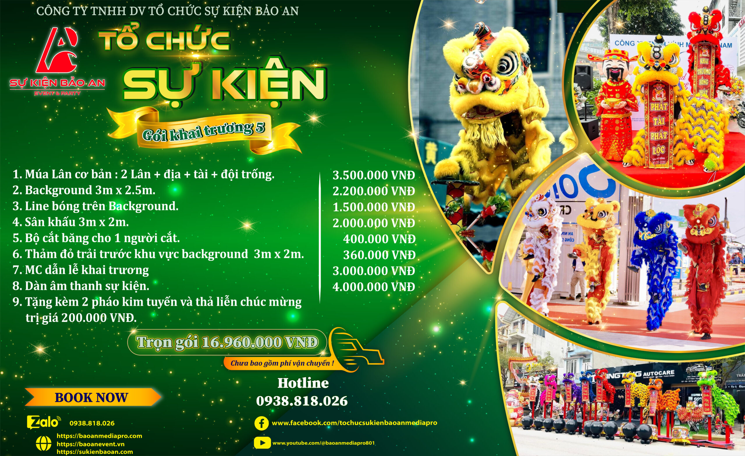 Dịch vụ khai trương Huyện Bình Chánh