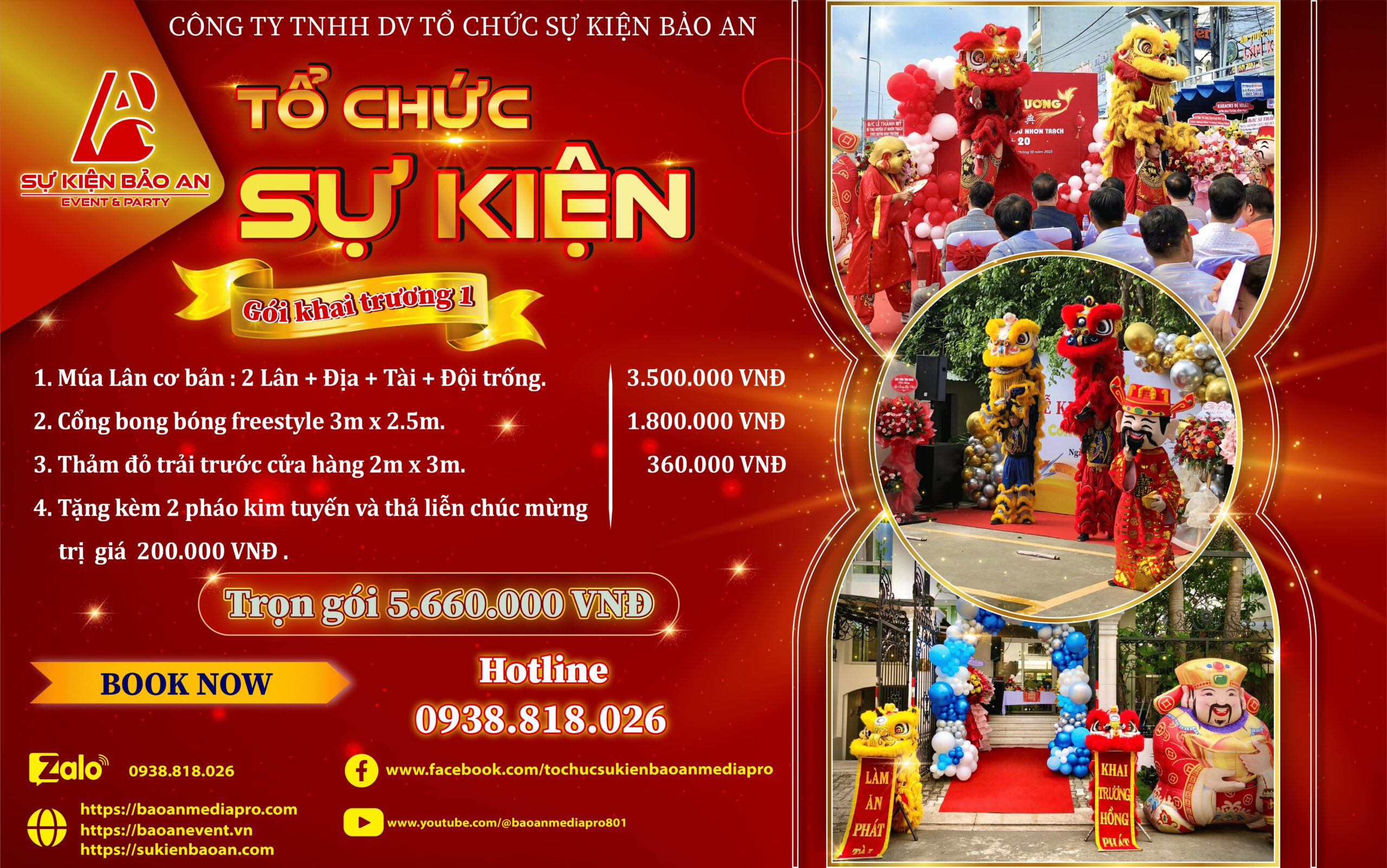 Dịch Vụ Tổ Chức Khai Trương Công Ty