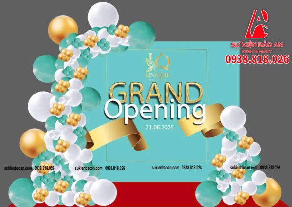 background khai trương giá rẻ