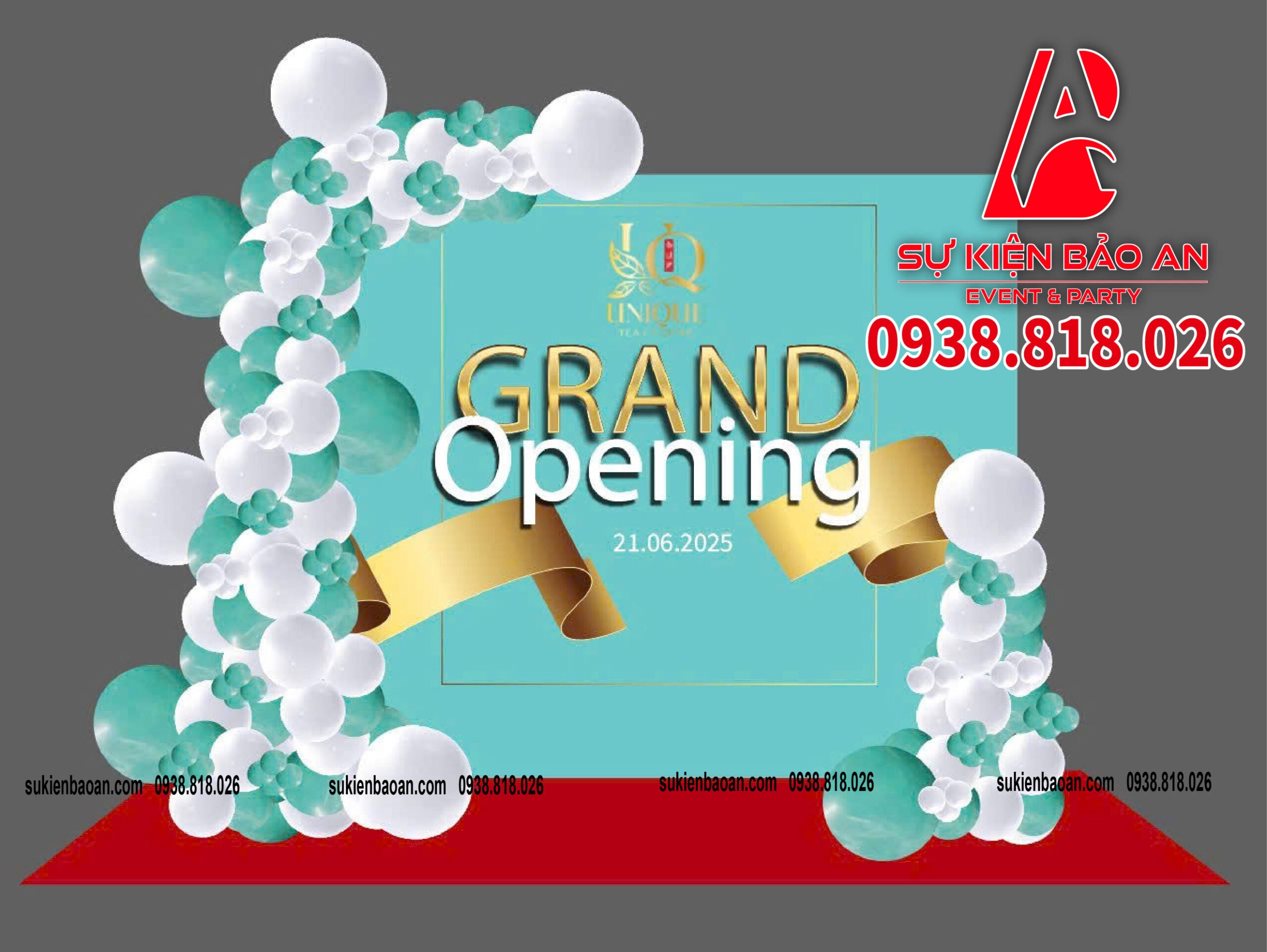 background khai trương giá rẻ