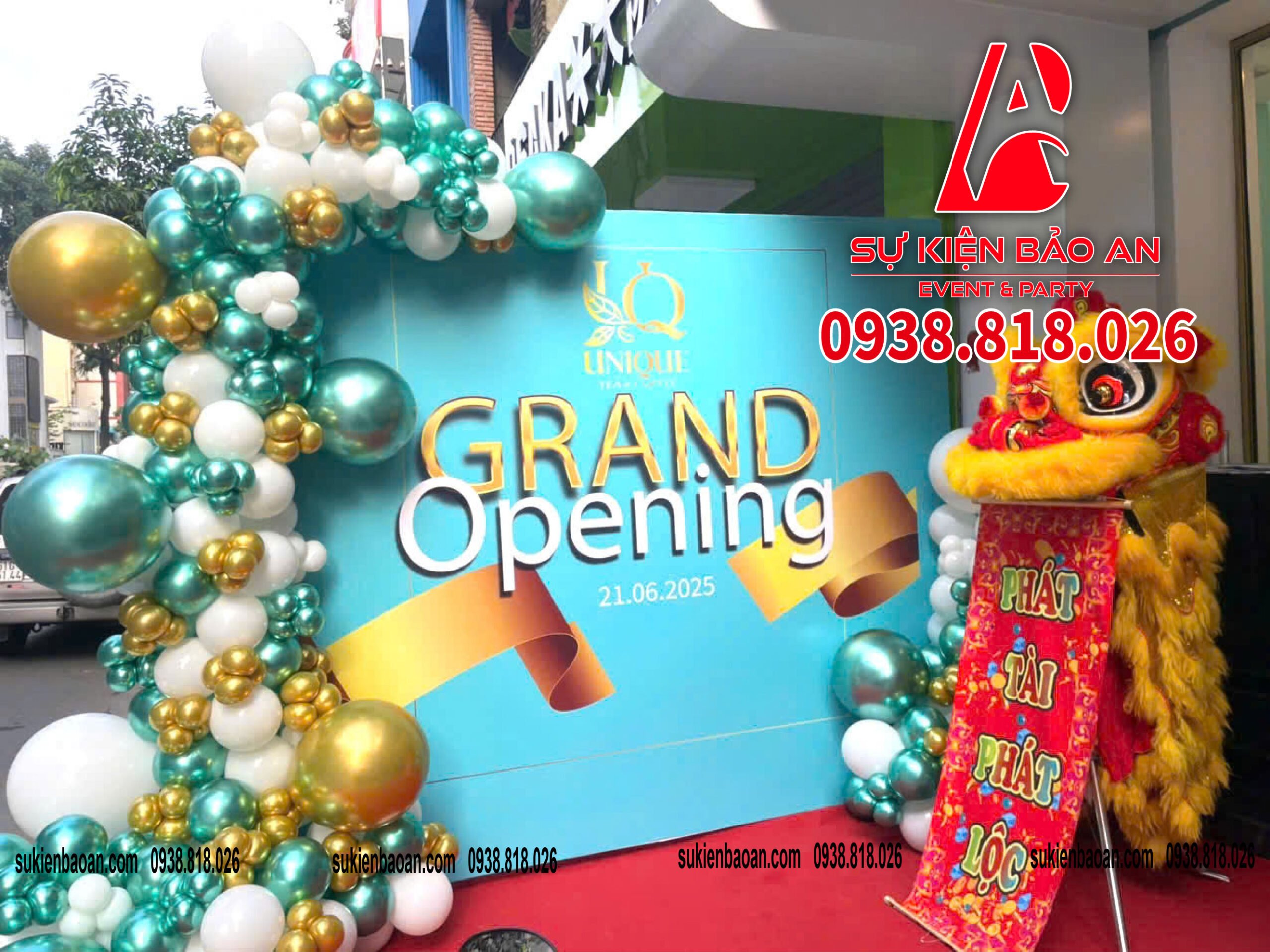 background khai trương giá rẻ