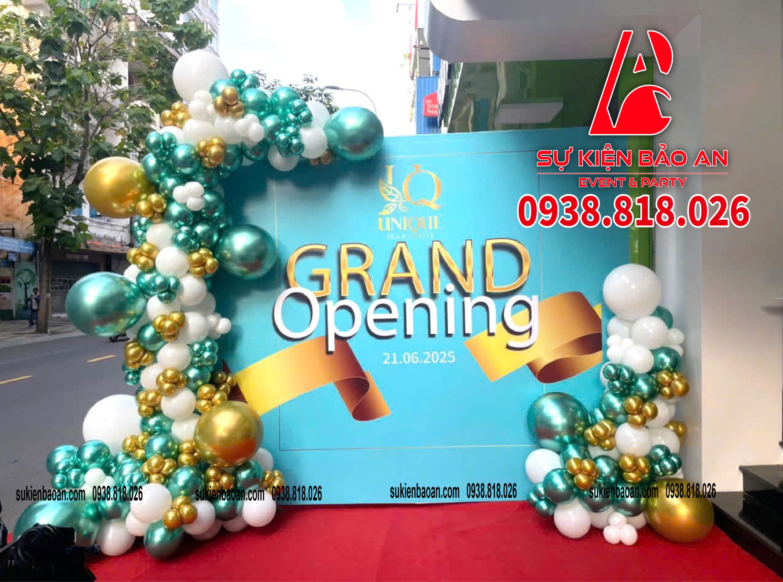 background khai trương giá rẻ